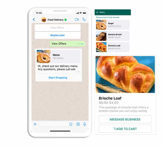 Buying journey on WhatsApp chatbot