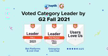 Haptik - Leader for Bot Platforms & Live Chat