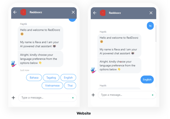 Redoorz-website-chatbot